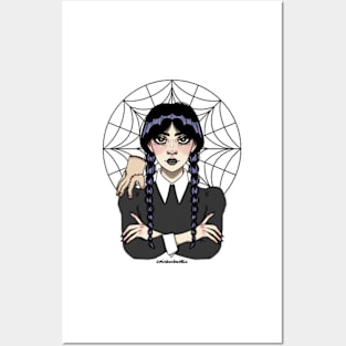 Wednesday Addams Posters and Art